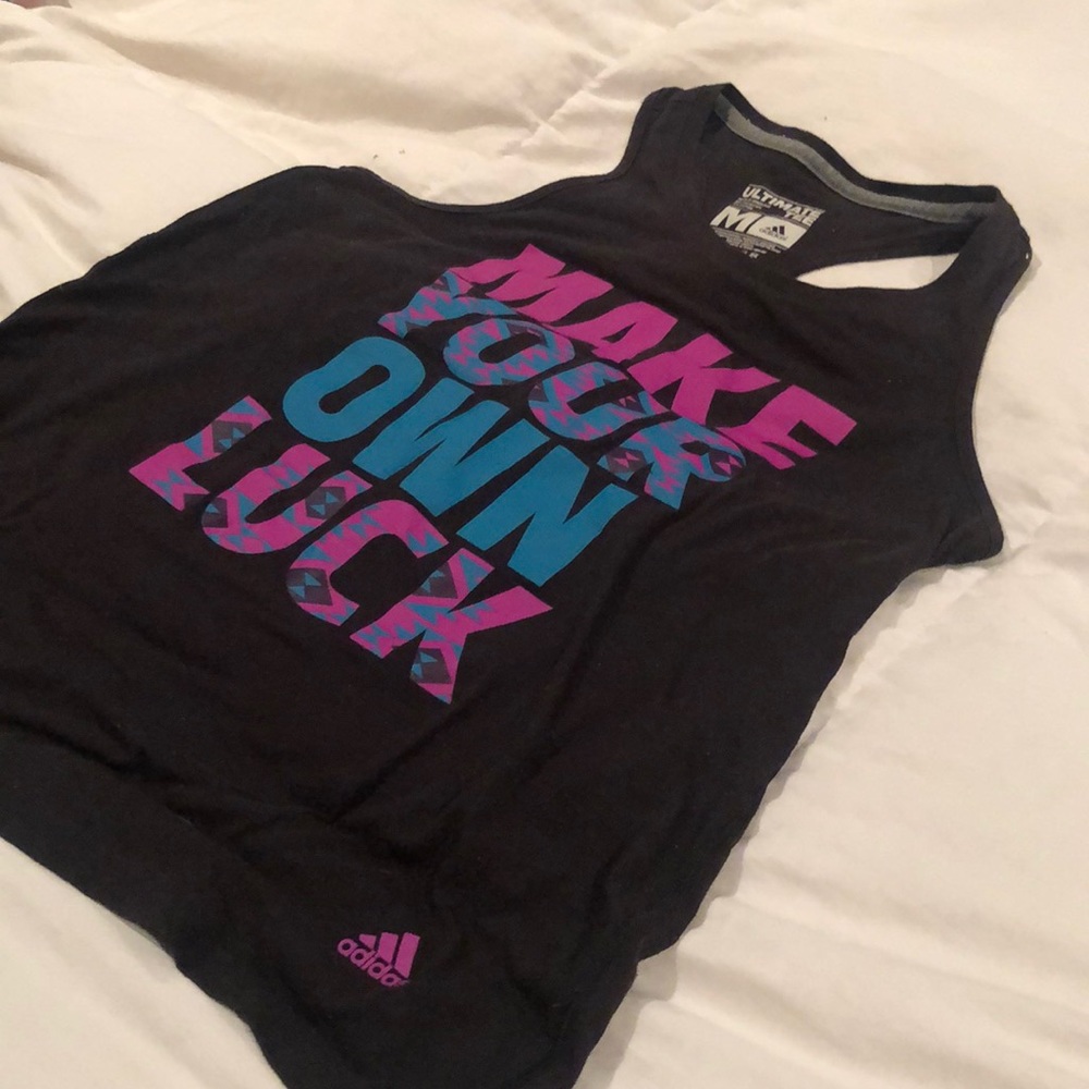 Make your own luck adidas tank